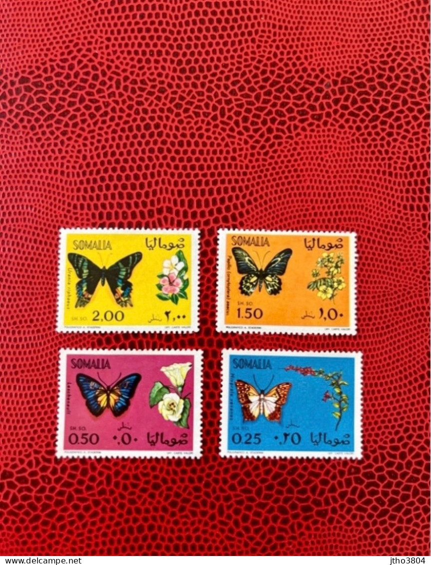 Somalie 1970 4v Neuf MNH ** Mi YT 113 116 Mariposa Butterfly Borboleta Schmetterlinge Farfalla Somalia - Mariposas