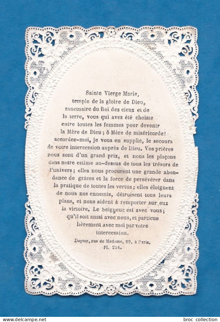 Vous Qui M'aimez, Rassasiez-vous Des Fruits De Ma Naissance, Vierge à L'Enfant Et Raisins, Canivet, éd. Dopter, Pl. 221 - Images Religieuses