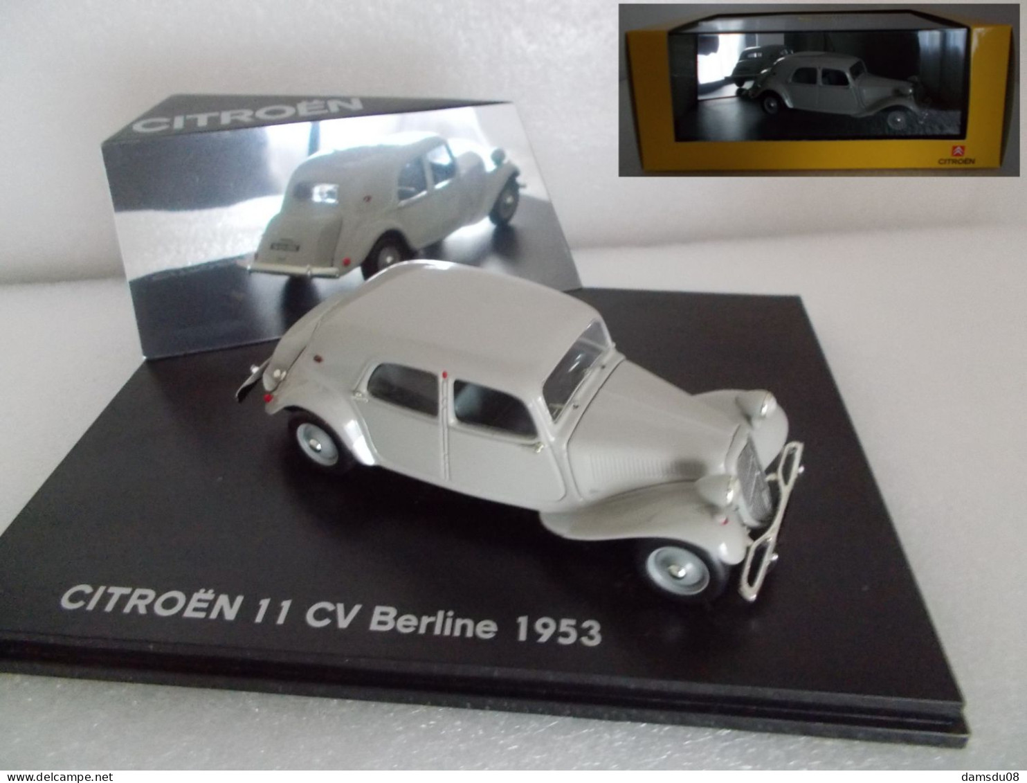 Norev Citroen Traction 11CV Berline 1953  Echelle 1/43 En Boite Vitrine Et Surboite Carton - Norev