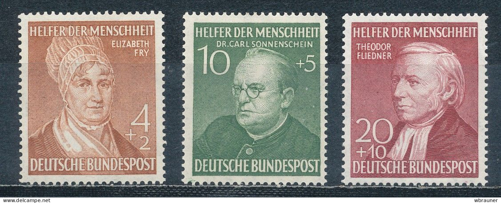 Bund 156 - 158 ** Mi. 40,- - Unused Stamps
