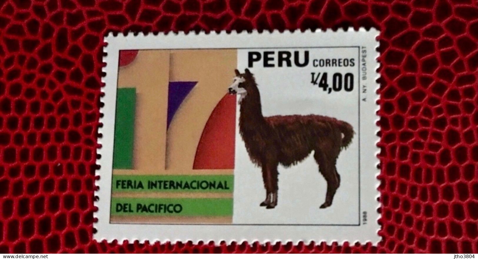 PÉROU PERU 1987 1v Neuf MNH ** Sc 940 Lama Alpaga  Mammifero Mammifère Mammal Mamífero Säugetiere - Sonstige & Ohne Zuordnung