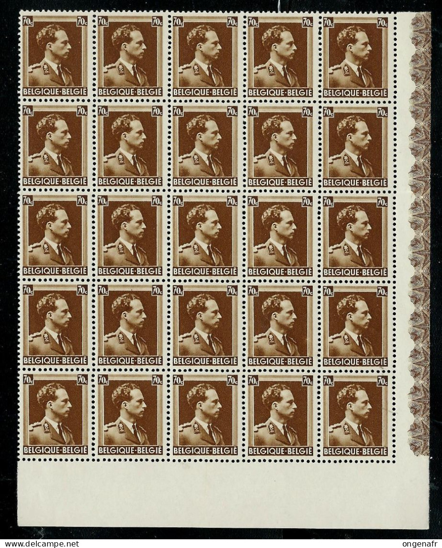 N° 427 - 427 A  + Var. Luppi Et COB ( V3)  Soit 47 Timbres - ** - - 1936-1957 Open Kraag