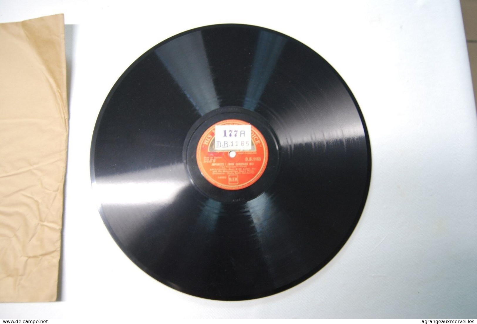 Di2 - Disque - His Masters Voice - Galli Curci - 78 Rpm - Schellackplatten