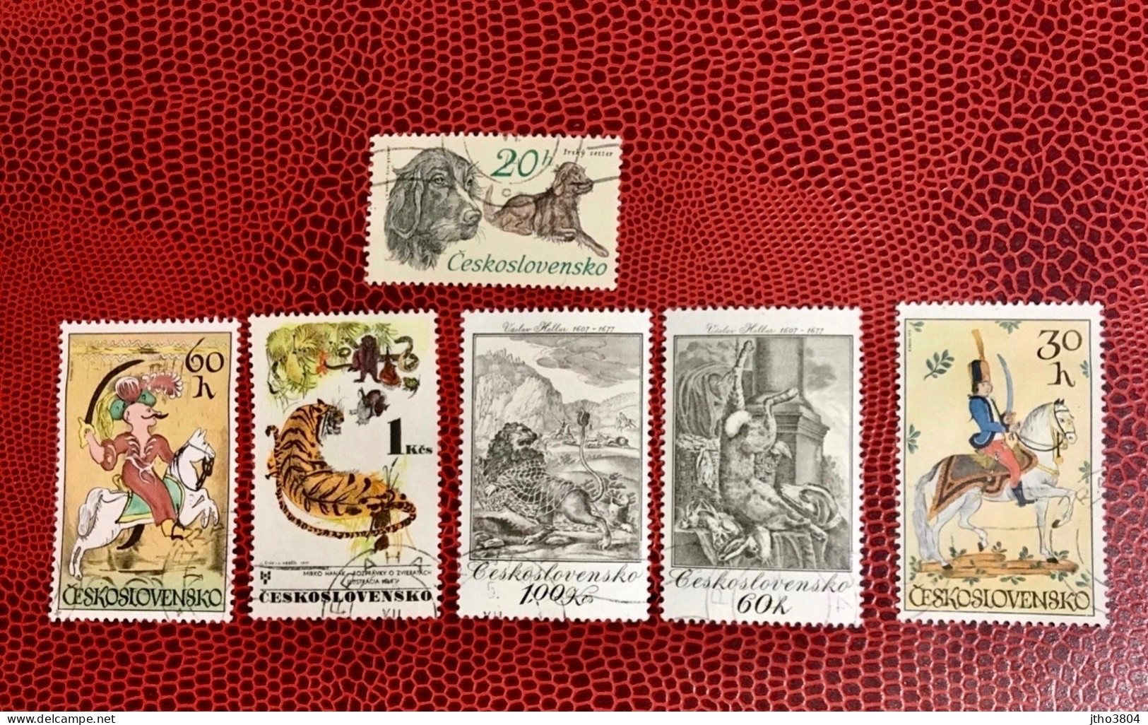 TCHÉCOSLOVAQUIE 197* 6v  Oblitéré Used  Mammals Säugetiere Mammiferi Mammifère CZECHOSLOVAKIA - Sonstige & Ohne Zuordnung