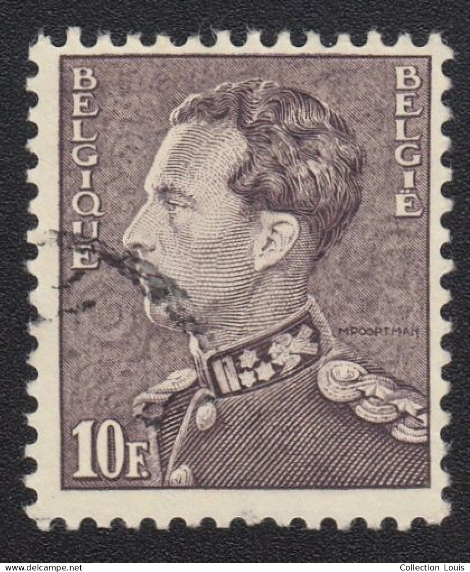 Timbre Belgique Léopold III 10F Oblitéré - 1934-1935 Leopold III