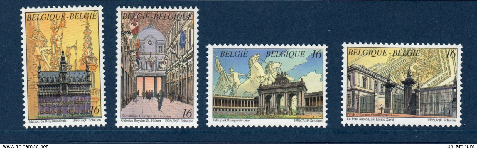 Belgique België, **, Yv 2642, 2643, 2644, 2645, Mi 2694, 2695, 2696, 2697, SG 3330, 3331, 3332, 3333, - Unused Stamps