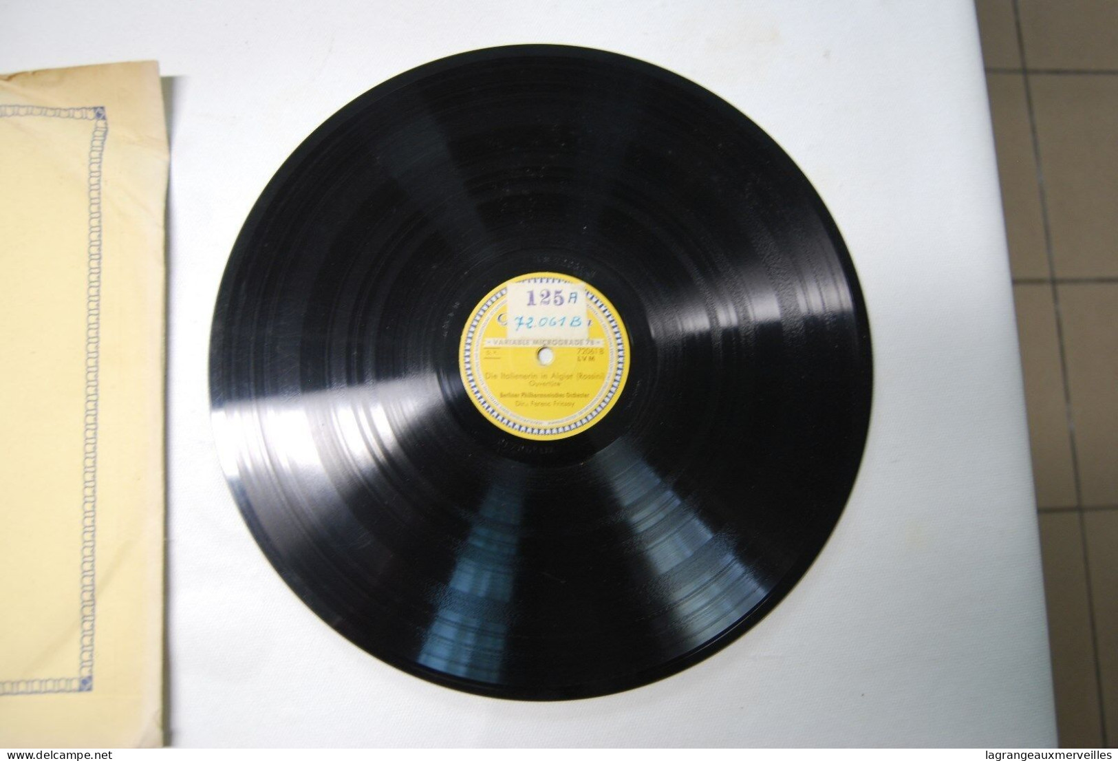 Di2 - Disque - Deutche Gramofon - Rossini - 78 T - Disques Pour Gramophone