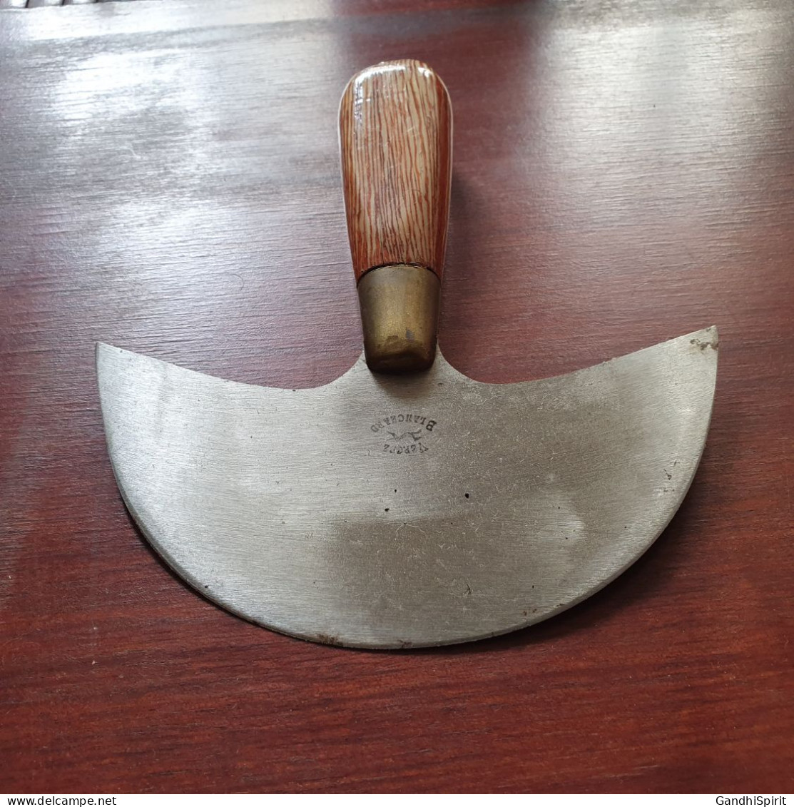 Couteau A Pied Demi-Lune Vergez Blanchard Cordonnier Sellier Bourrelier Cuir - Ancient Tools