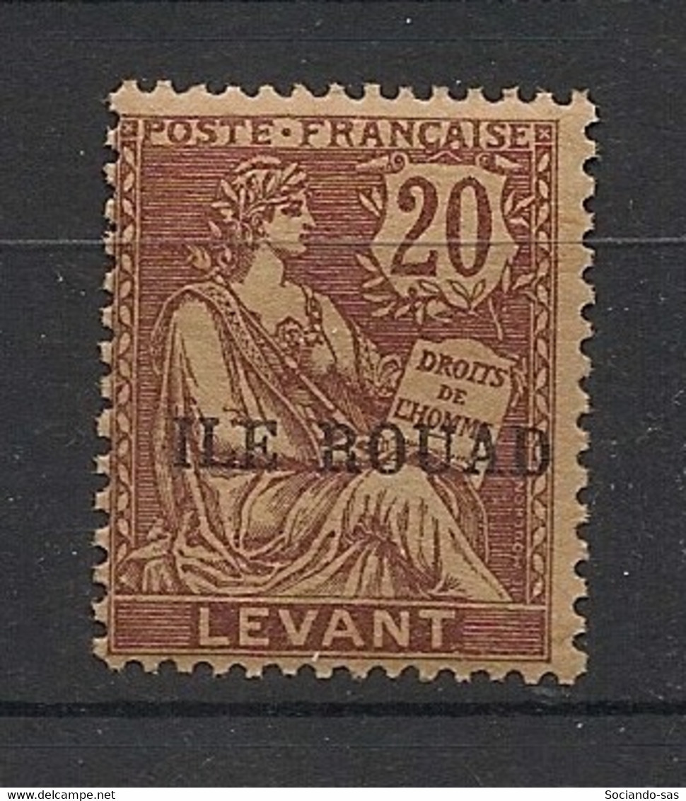 ROUAD - 1916-20 - N°YT. 10a - Type Mouchon 20c Brun-lilas - Papier GC - Neuf Luxe ** / MNH / Postfrisch - Unused Stamps