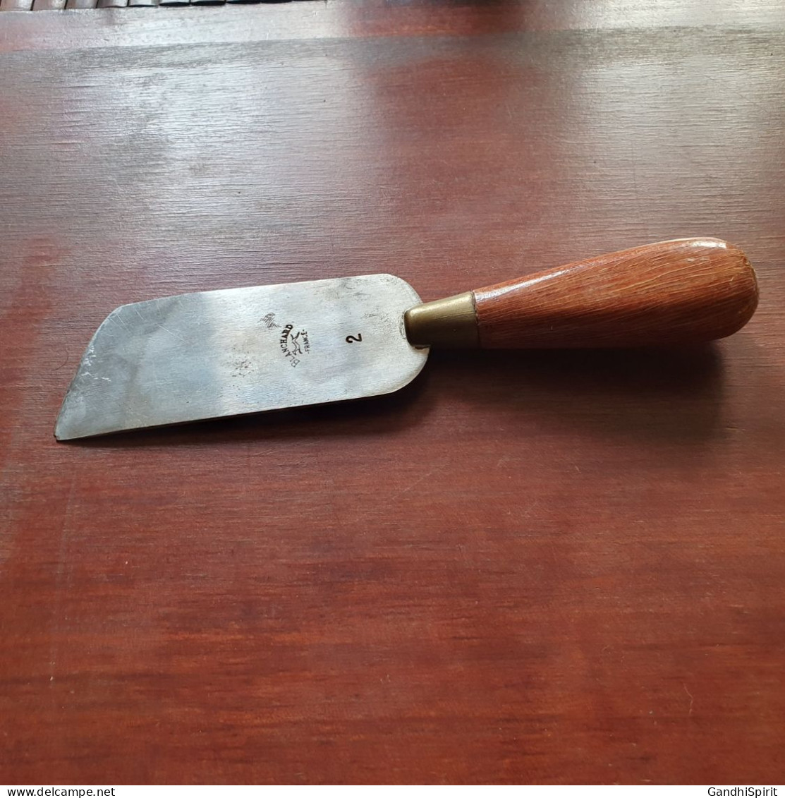 Couteau A Parer Le Cuir Oblique N°2 Vergez Blanchard France Cordonnier Sellier - Herramientas Antiguas