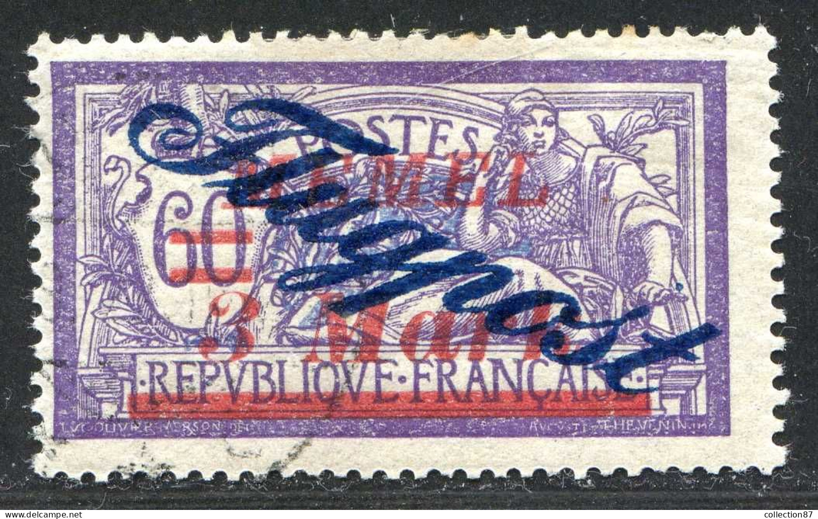 REF 090 > MEMEL < Yv PA N° 15 Ø < Oblitéré Dos Visible - Used Ø Air Mail - Gebraucht