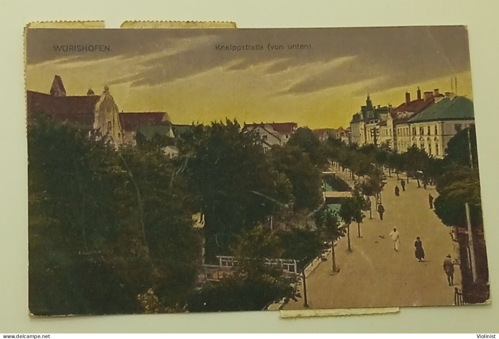 Germany-WORISHOHEN-Kneippstrasse-Postmark Bad Worishofen 1928. - Bad Woerishofen
