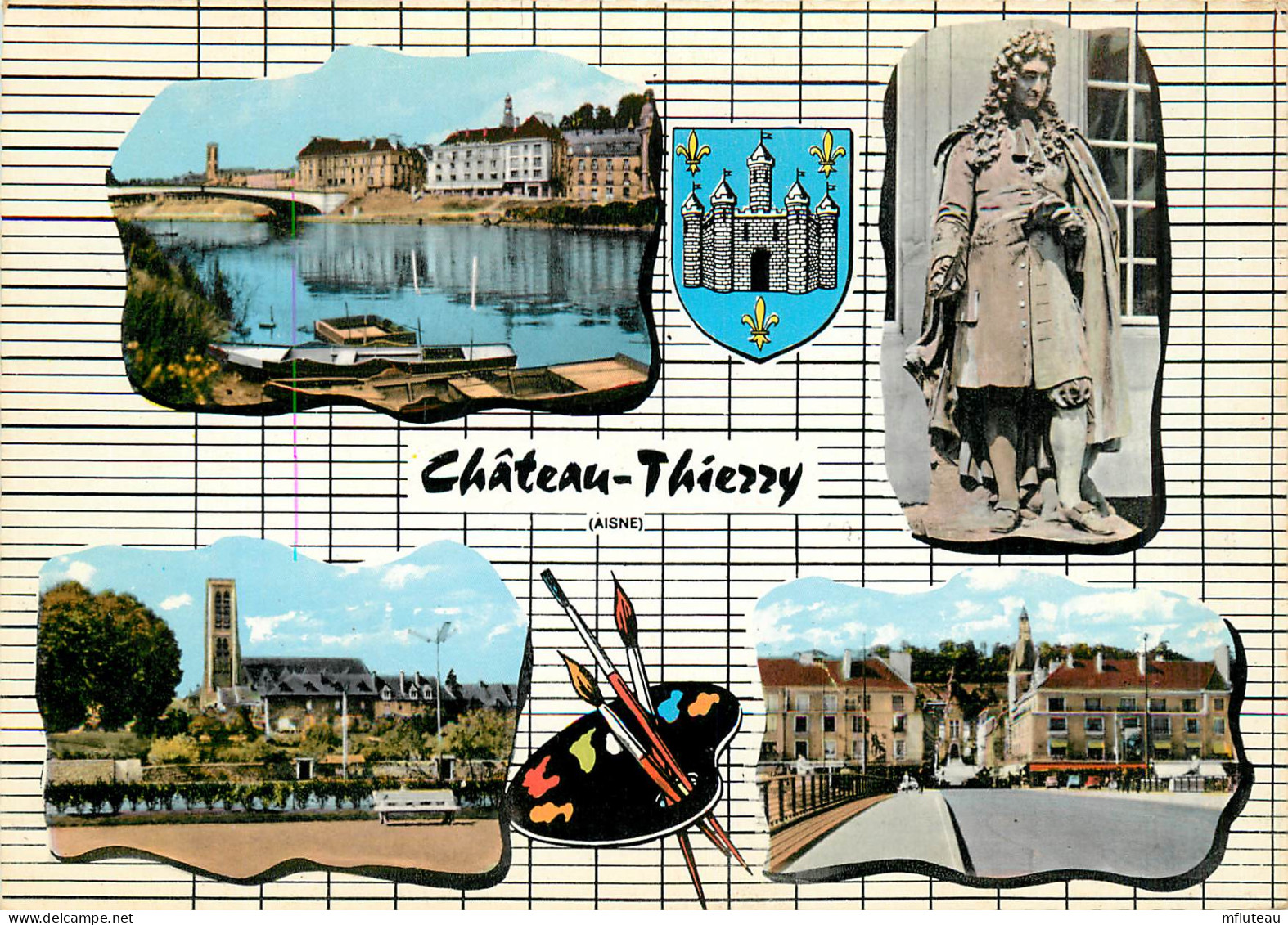 02* CHATEAU THIERRY  Multivues  (CPM 10,5x15cm)          RL16,0062 - Chateau Thierry
