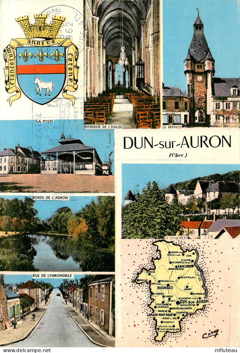 18* DUN SUR AURON  Multivues (CPSM 10,5x15cm)   RL16,0970 - Dun-sur-Auron