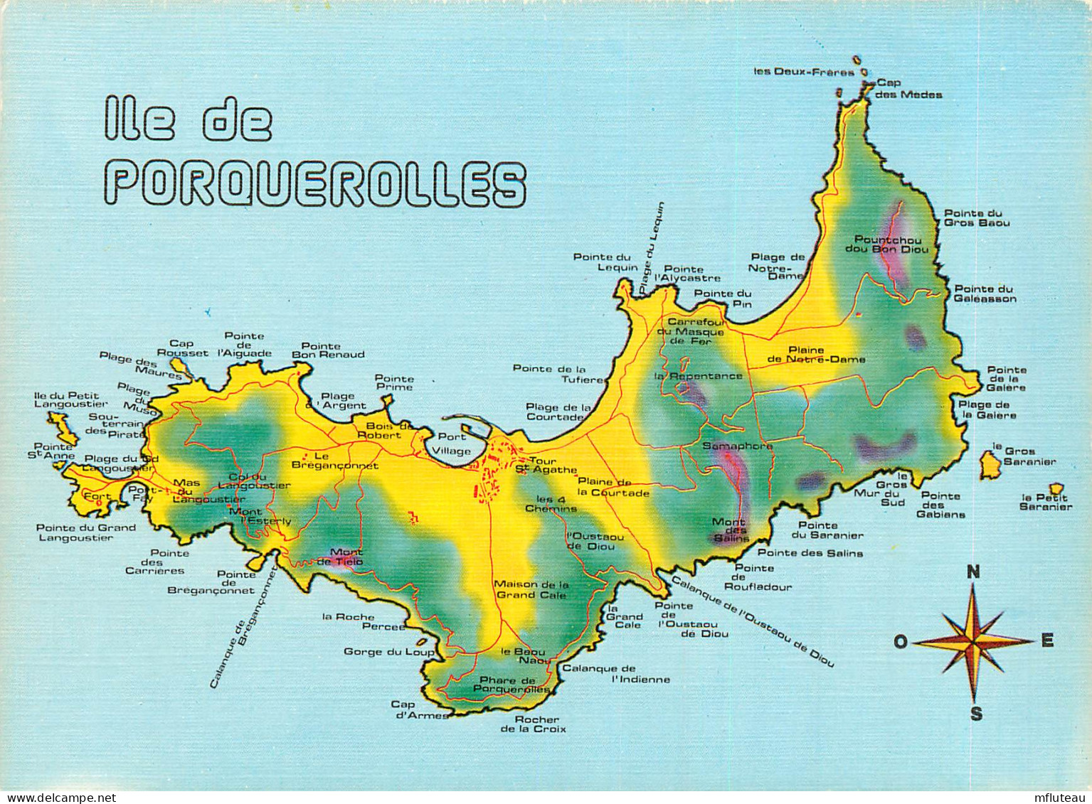 83* PORQUEROLLES  L Ile  (CPM 10,5x15cm)   RL16,0862 - Porquerolles