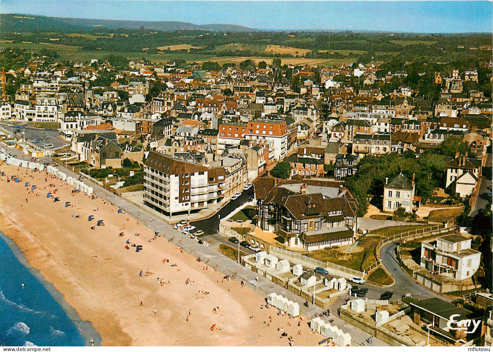 14* VILLERS S/MER Vue Generale  - Plage  (CPM 10,5x15cm)   RL16,0806 - Villers Sur Mer