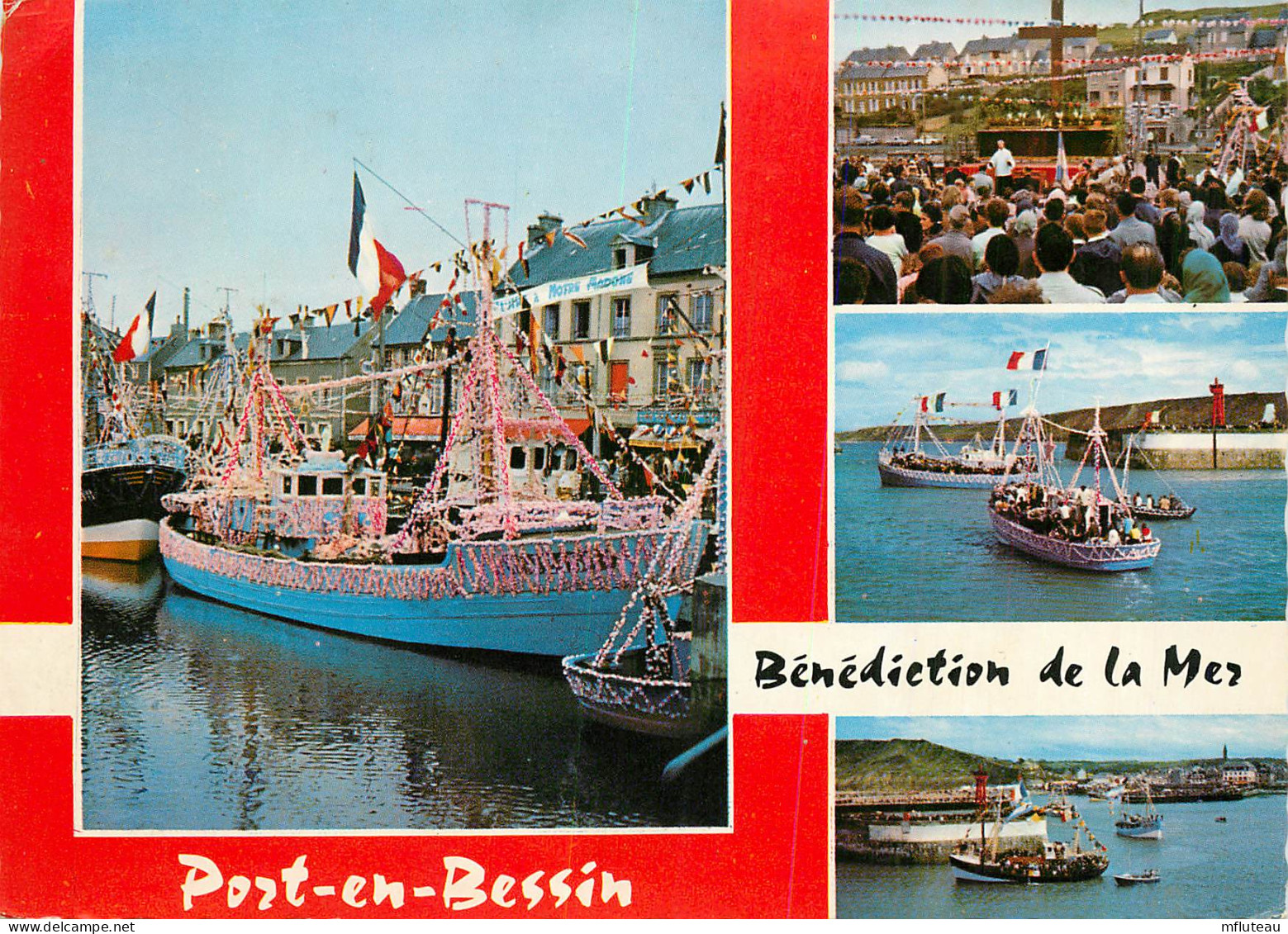 14* PORT EN BESSIN Benedction De La Mer – Multivues (CPSM 10,5x15cm)    RL16,0786 - Port-en-Bessin-Huppain