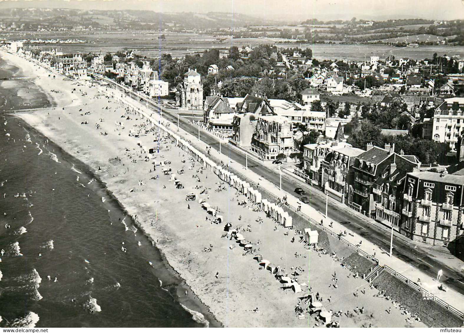 14* VILLERS S/MER Vue Generale  - Plage   (CPSM 10,5x15cm)   RL16,0706 - Villers Sur Mer