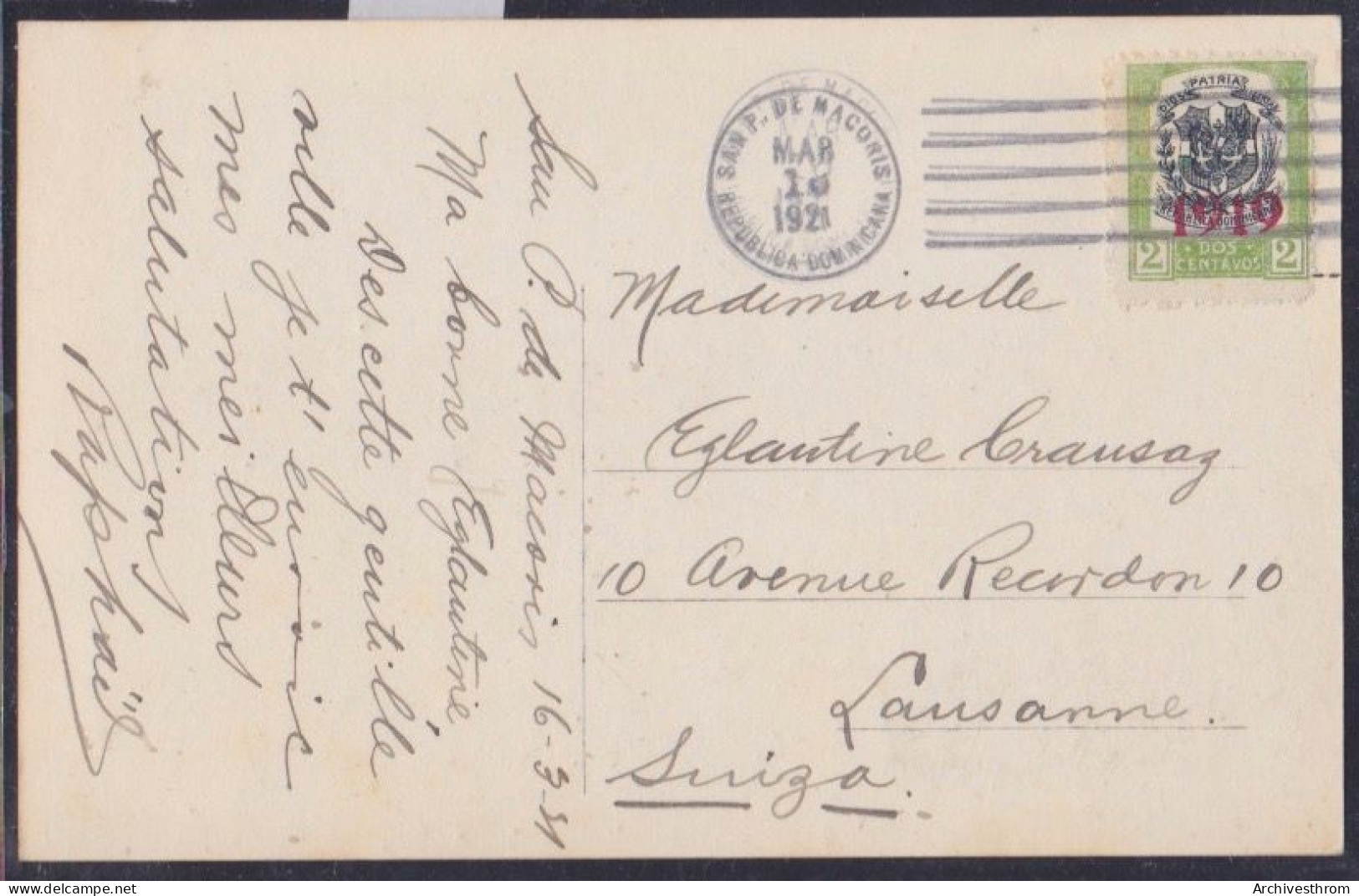 République Dominicaine - San Pedro De Macoris - Calle Independencia - Ca 1921 (15'239) - Other & Unclassified