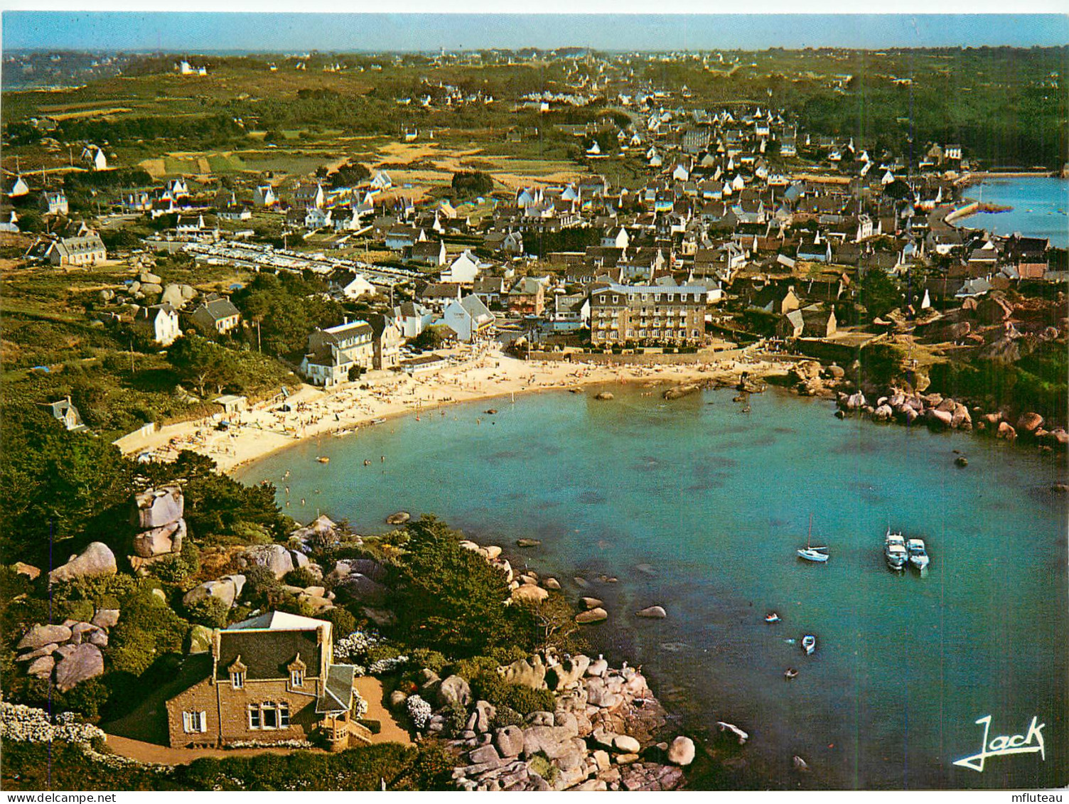 22* PLOUMANA CH Plage De St Guirec  (CPM 10,5x15cm)    RL16,1207 - Ploumanac'h