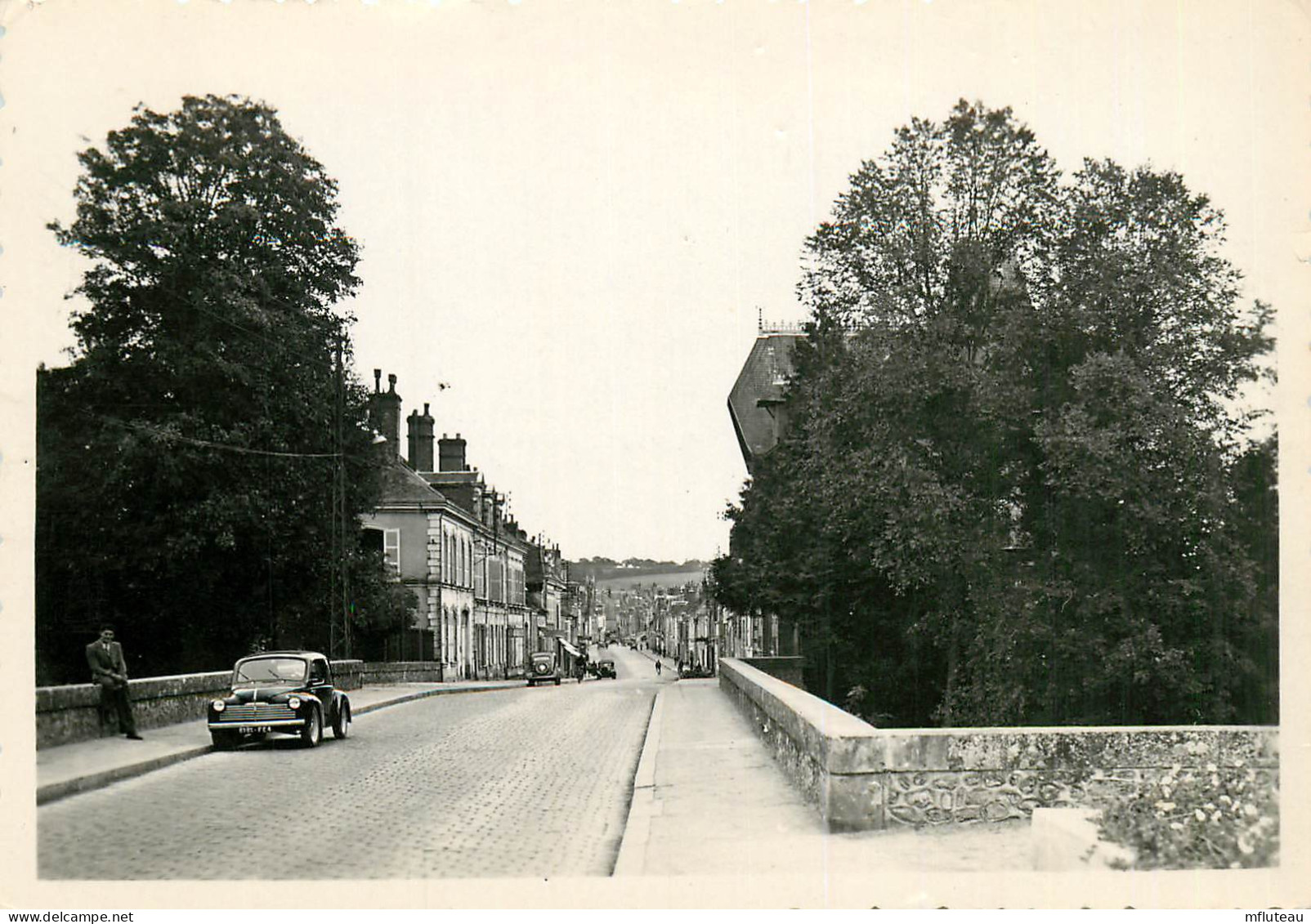 28* NOGENT LE ROTROU Pont – Rue St Hilaire (CPSM 9,5x14cm)   RL16,1641 - Nogent Le Rotrou