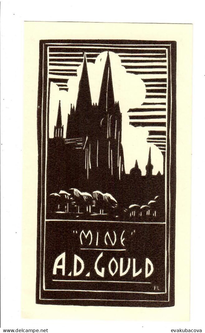 Ex Libris.70mmx120mm. - Ex-libris