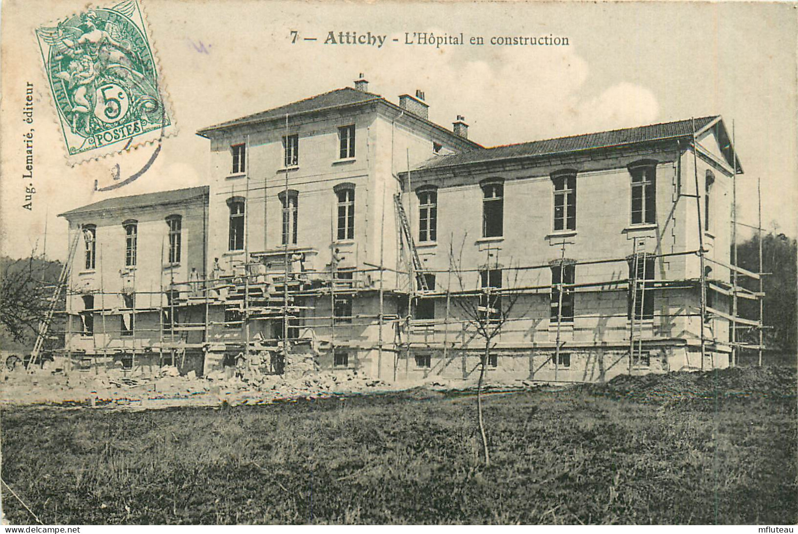 60* ATTICHY  Hopital En Construction           RL42,0455 - Attichy