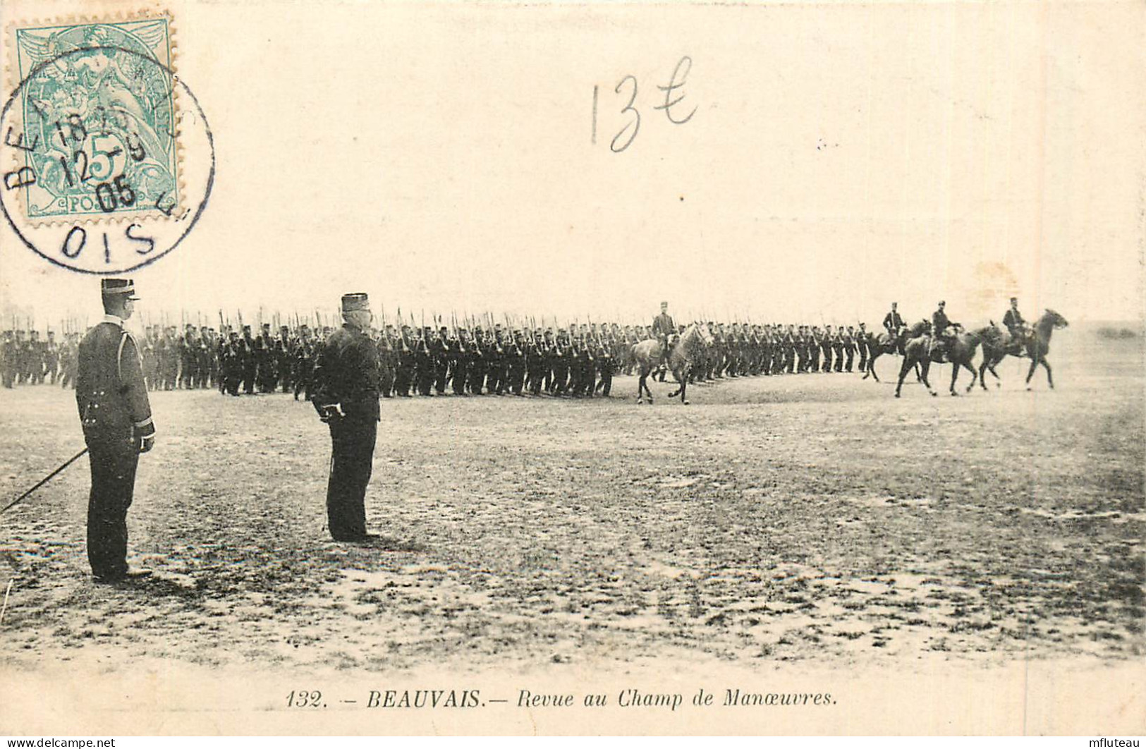 60* BEAUVAIS  Revue Au Champ De Manœuvres            RL42,0439 - Manöver