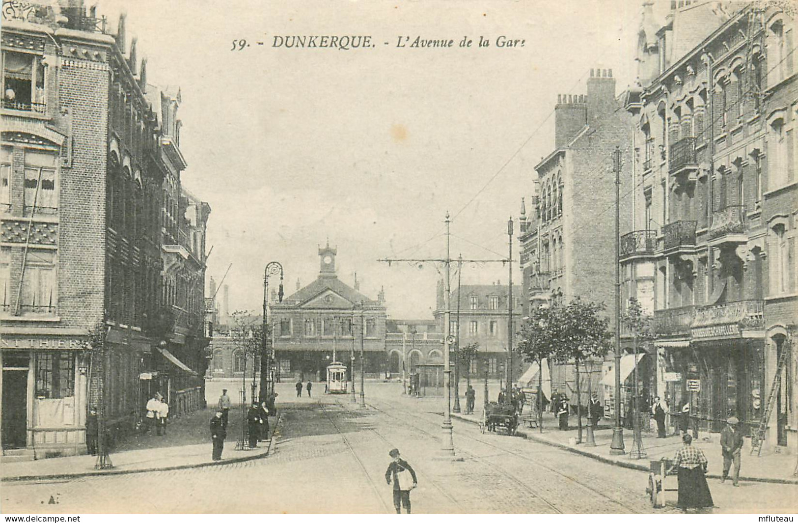 59* DUNKERQUE   Av De La Gare          RL42,0318 - Dunkerque