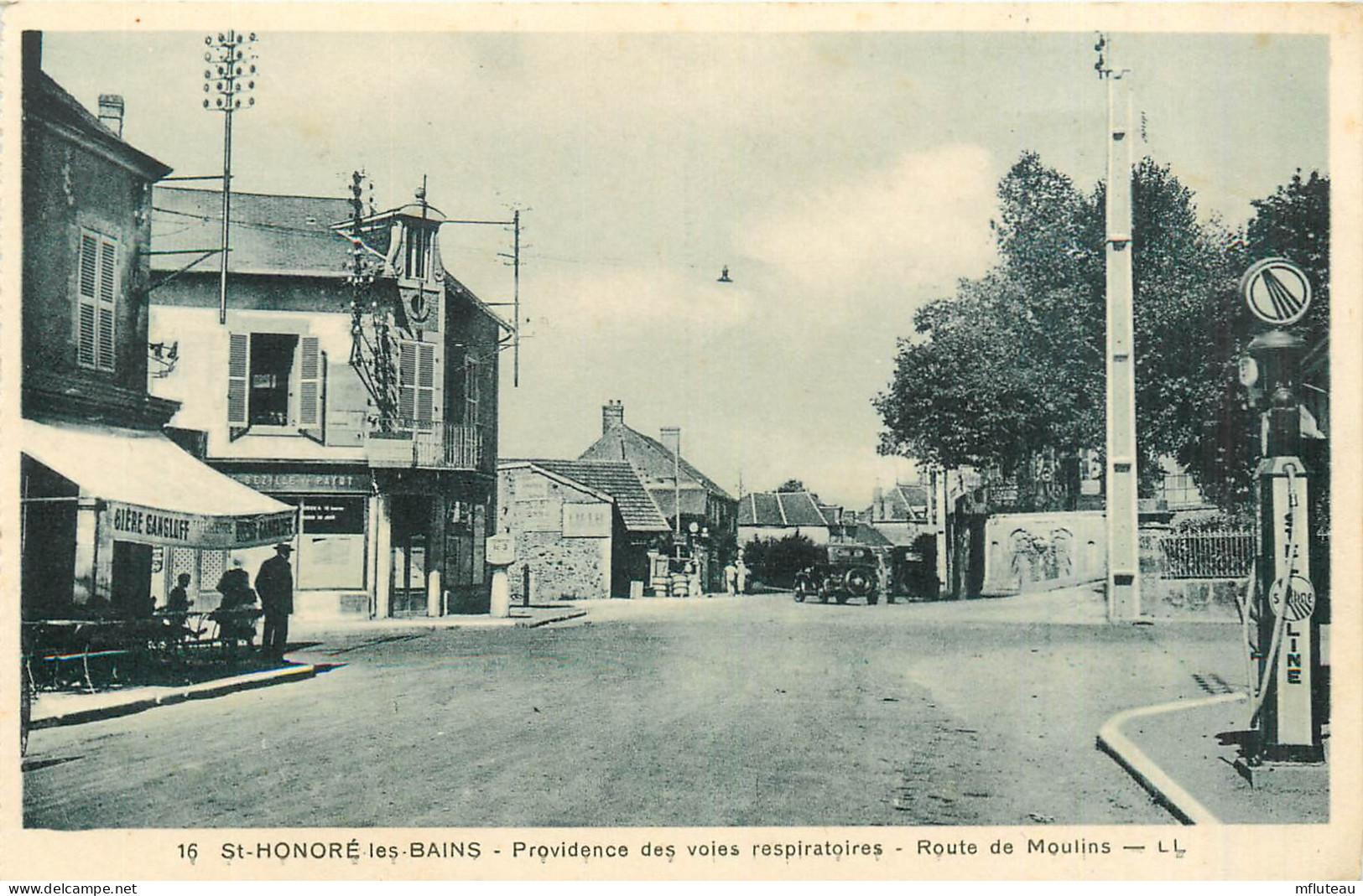 58* ST HONORE LES BAINS  Route De Moulins           RL42,0217 - Saint-Honoré-les-Bains