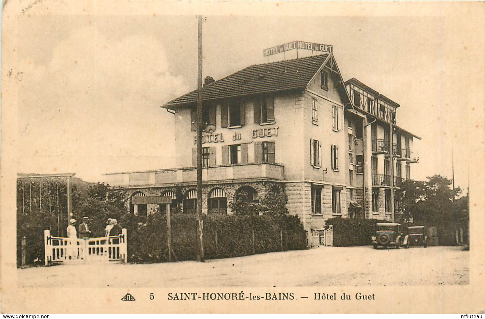 58* ST HONORE LES BAINS  Hotel Du Guet           RL42,0206 - Saint-Honoré-les-Bains