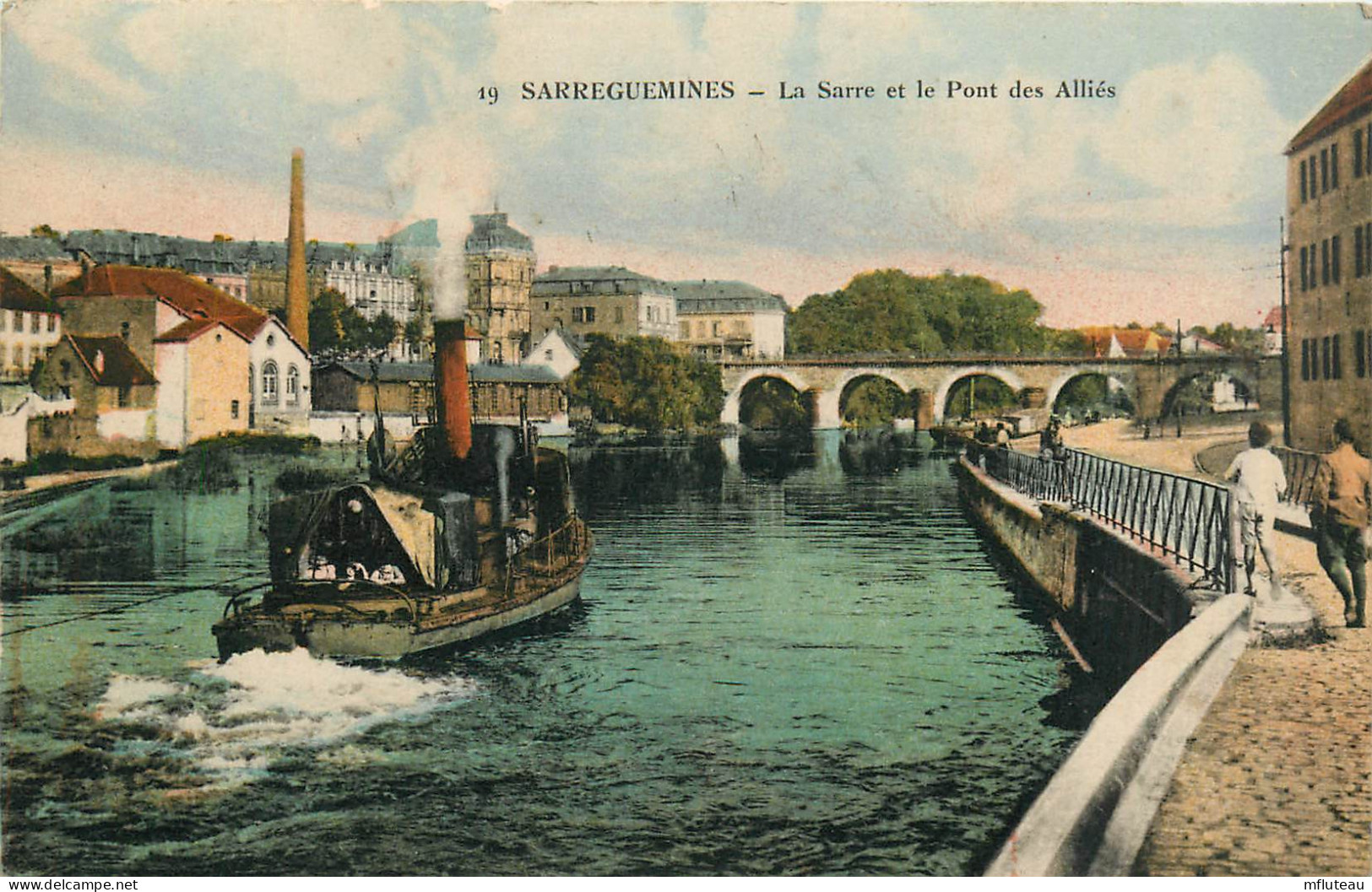 57* SARREGUEMINES       La Sarre Et Pont Des Alies      RL42,0159 - Briey