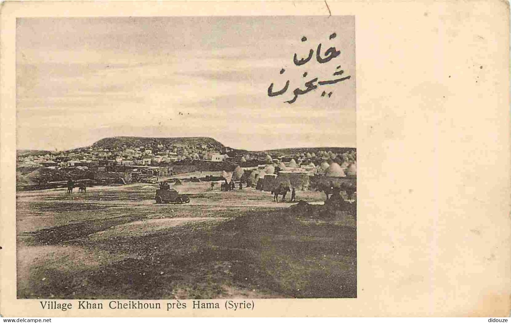 Syrie - Village Khan Cheikhoun Près Hama - CPA - Voyagée En 1922 - Voir Scans Recto-Verso - Syrien