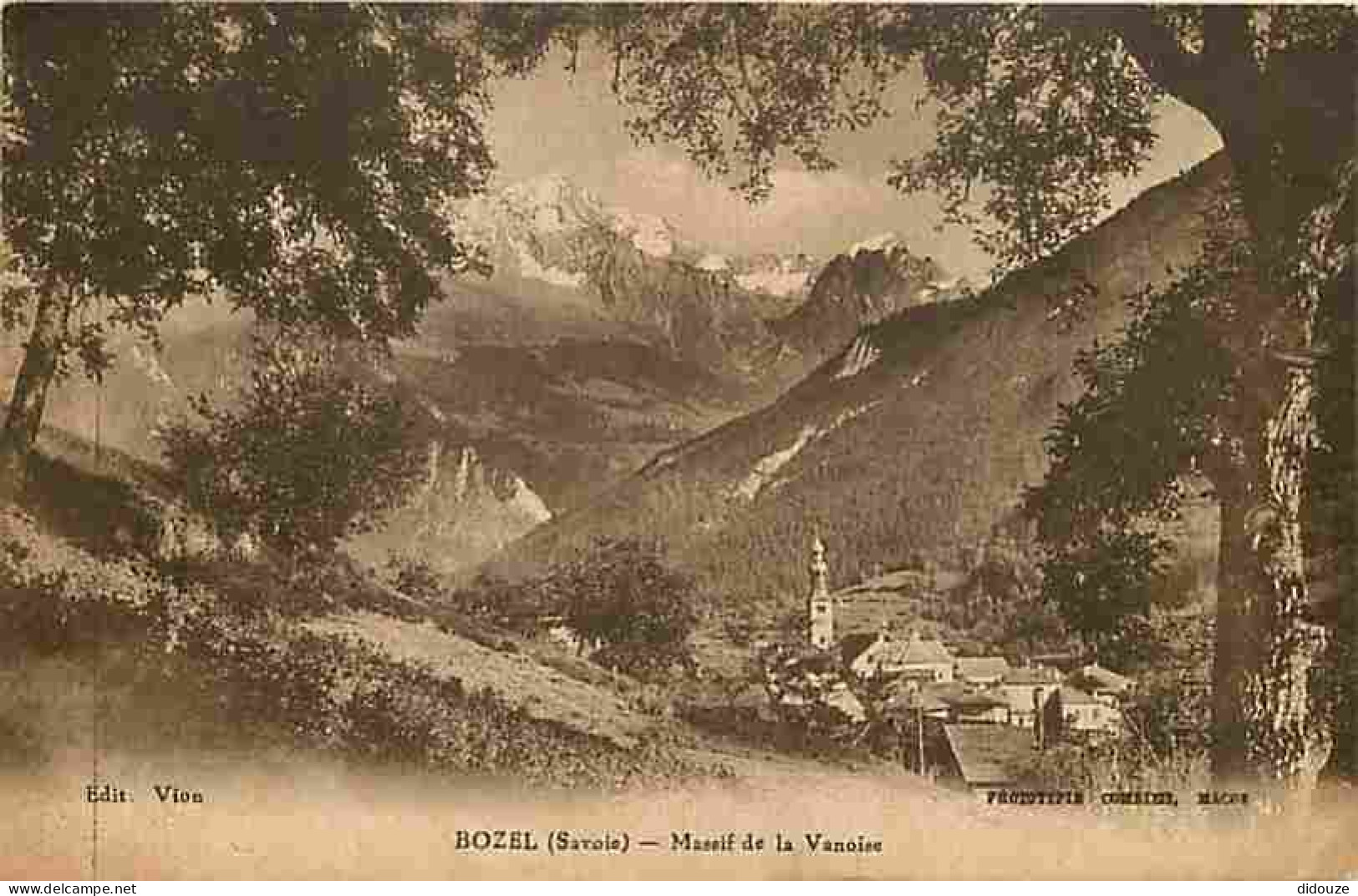 73 - Bozel - Massif De La Vanoise - CPA - Voir Scans Recto-Verso - Bozel