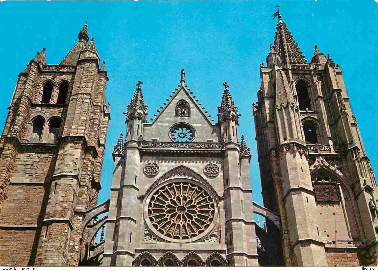 Espagne - Espana - Castilla Y Leon - Leon - Catedral - Las Torres - Cathédrale - Les Clochers - CPM - Voir Scans Recto-V - León