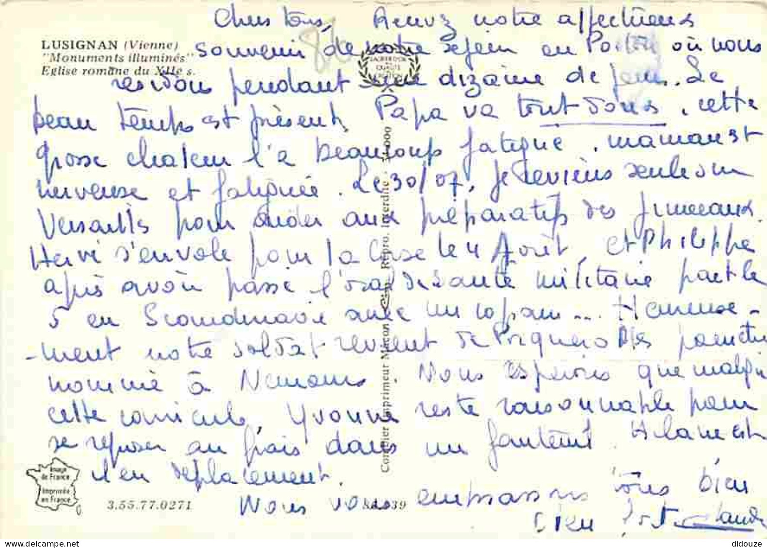 86 - Lusignan - L'Eglise Romane Du 12e Siècle - CPM - Voir Scans Recto-Verso - Lusignan