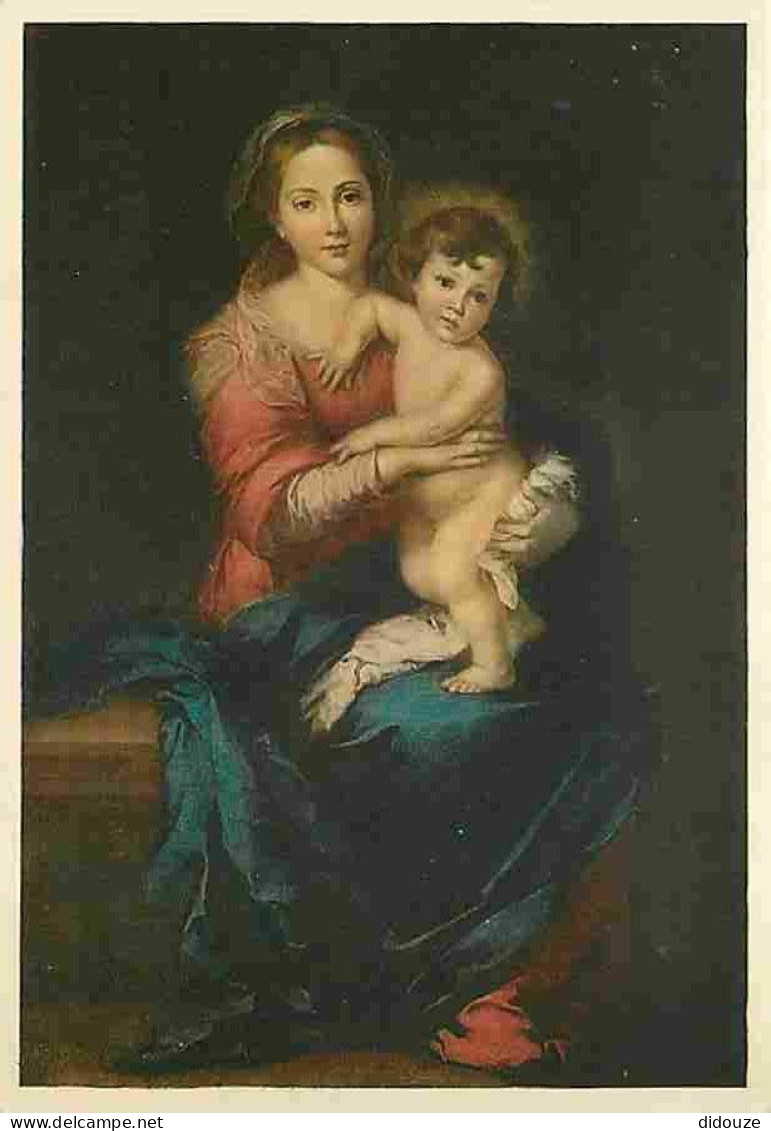 Art - Peinture Religieuse - Murillo - La Vergine Col Figlio - Firenze - Galleria Pitti - CPM - Voir Scans Recto-Verso - Quadri, Vetrate E Statue