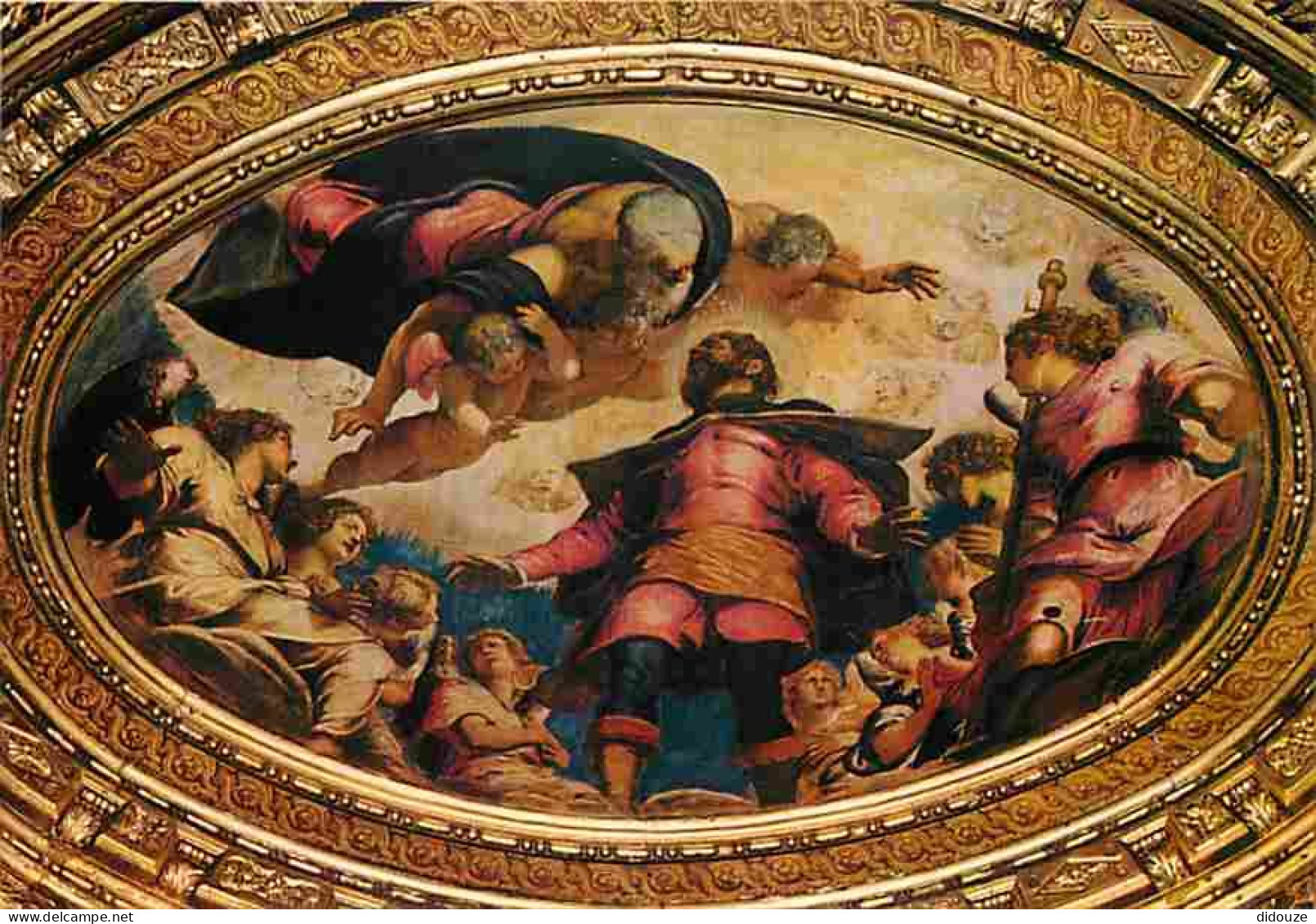 Art - Peinture Religieuse - Venezia - Scuola Grande Di San Rocco - Tintoretto - St Roch En Gloire - Carte Neuve - CPM -  - Quadri, Vetrate E Statue