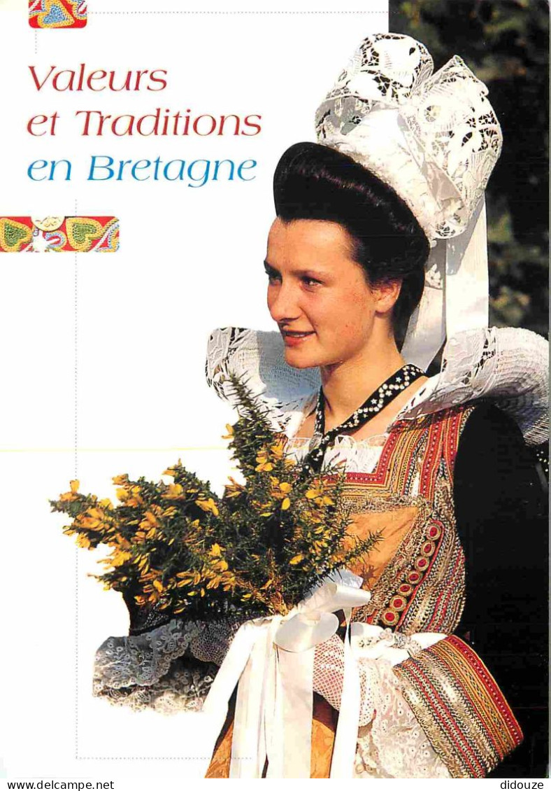 Régions - Bretagne - Folklore - Scènes Et Types - Costumes Du Pays De L'Aven - CPM - Voir Scans Recto-Verso - Bretagne