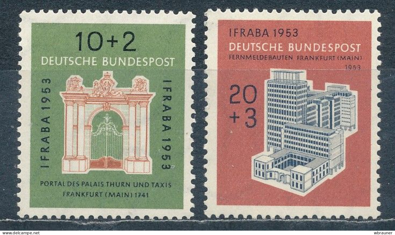 Bund 171/72 * Ungebraucht Mi. 18,- - Unused Stamps