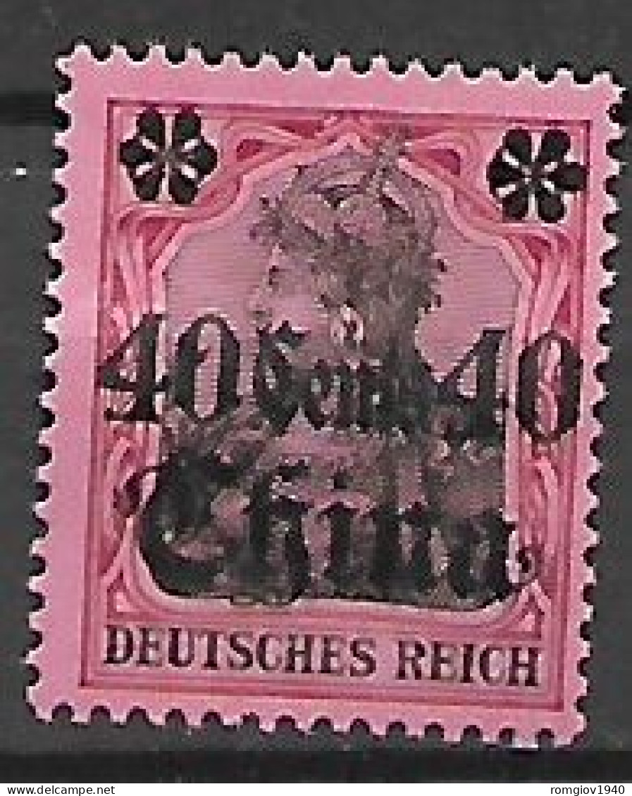 GERMANIA REICH  UFFICI IN CINA  1905 FRANCOBOLLI DELLA GERMANIA SOPRASTAMPA YVERT. 34 MLH VF - Deutsche Post In China