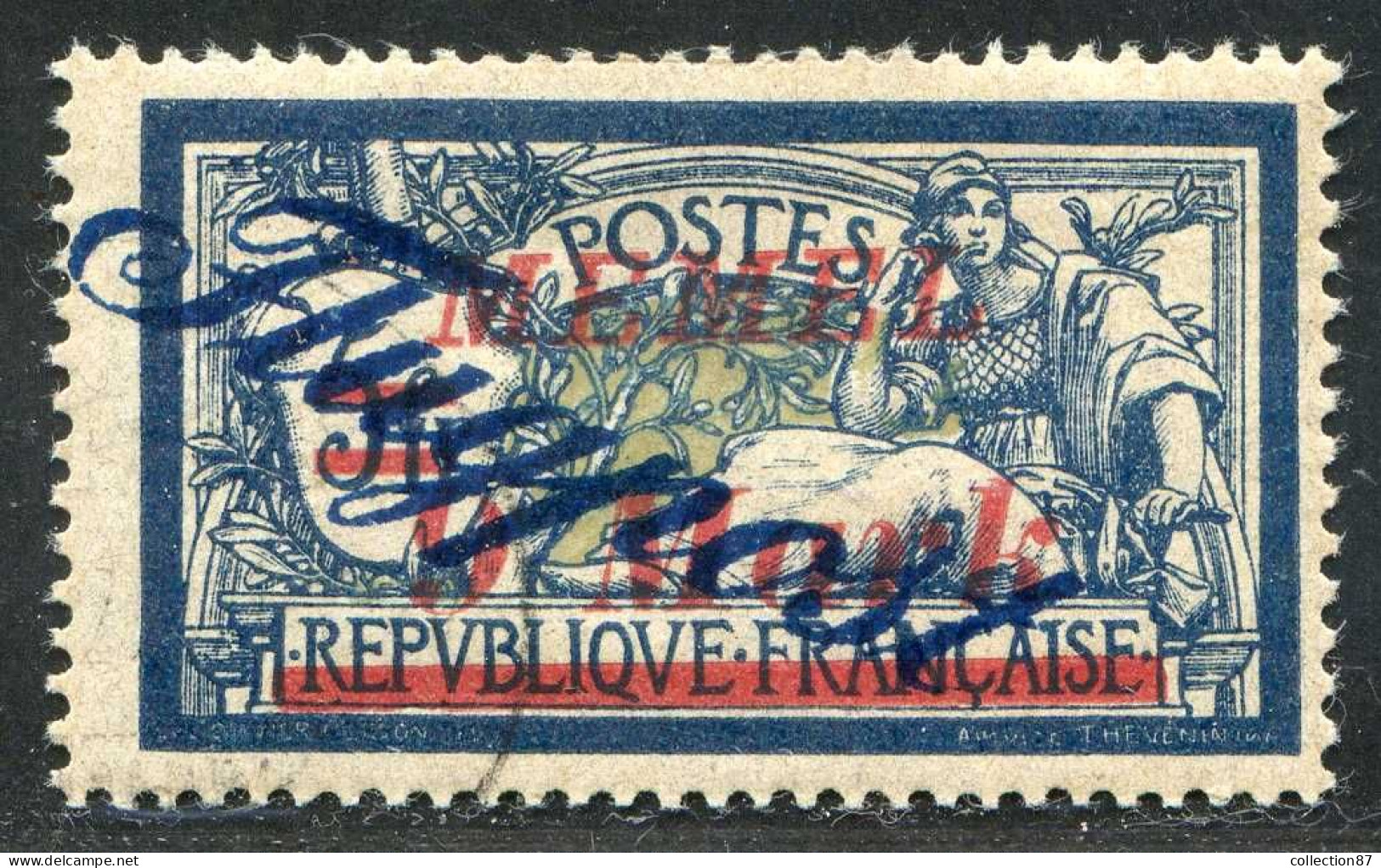 REF 090 > MEMEL < Yv PA N° 19 Ø < Oblitéré Dos Visible - Used Ø Air Mail - Gebraucht