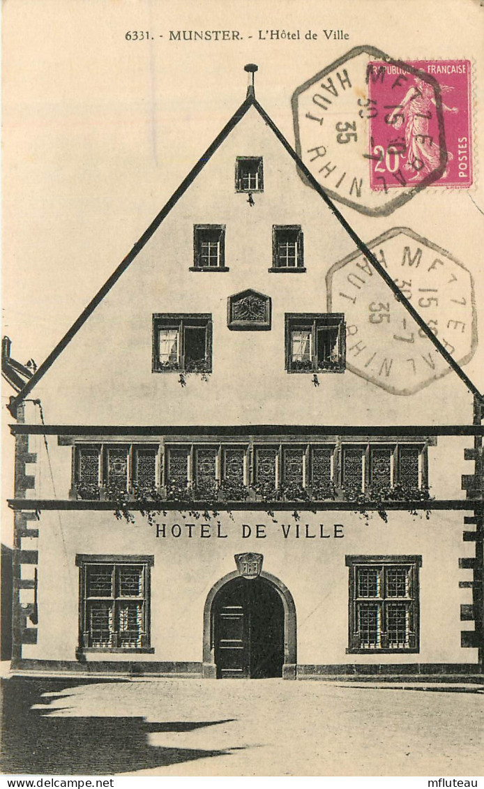 68* MUNSTER  Hotel De Ville          RL42,1321 - Munster