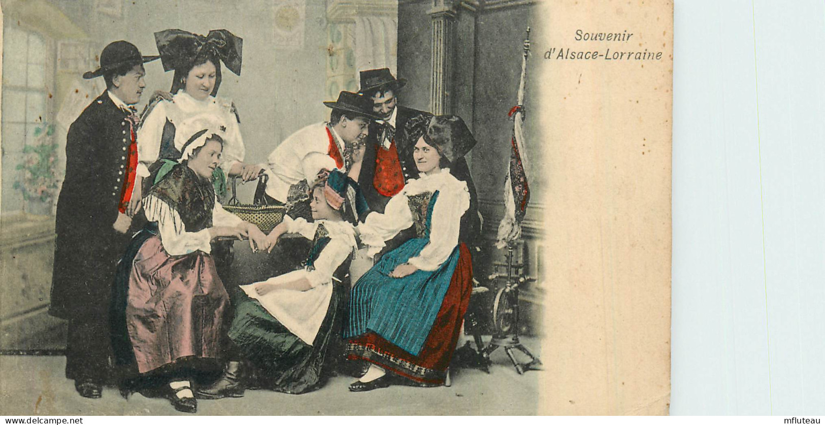 67* ALSACE LORRAINE  « souvenir »   Famille            RL42,1229 - Costumes