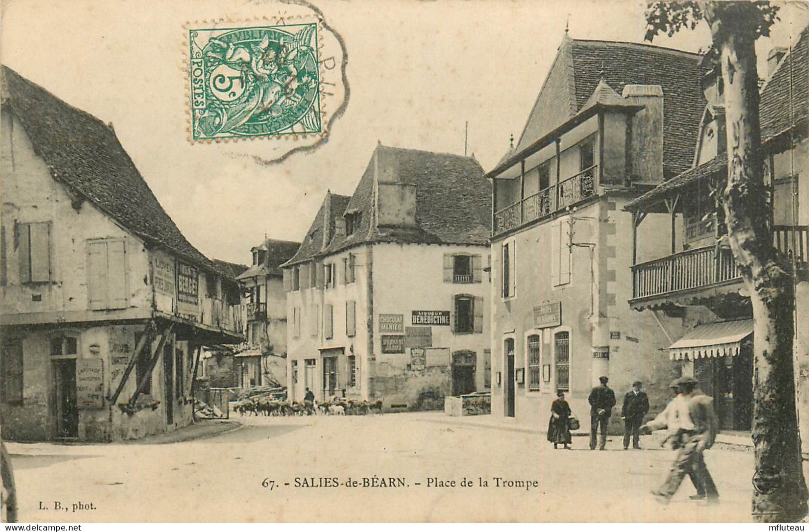 64* SALIES DE BEARN  Place De La Trompe           RL42,1083 - Salies De Bearn