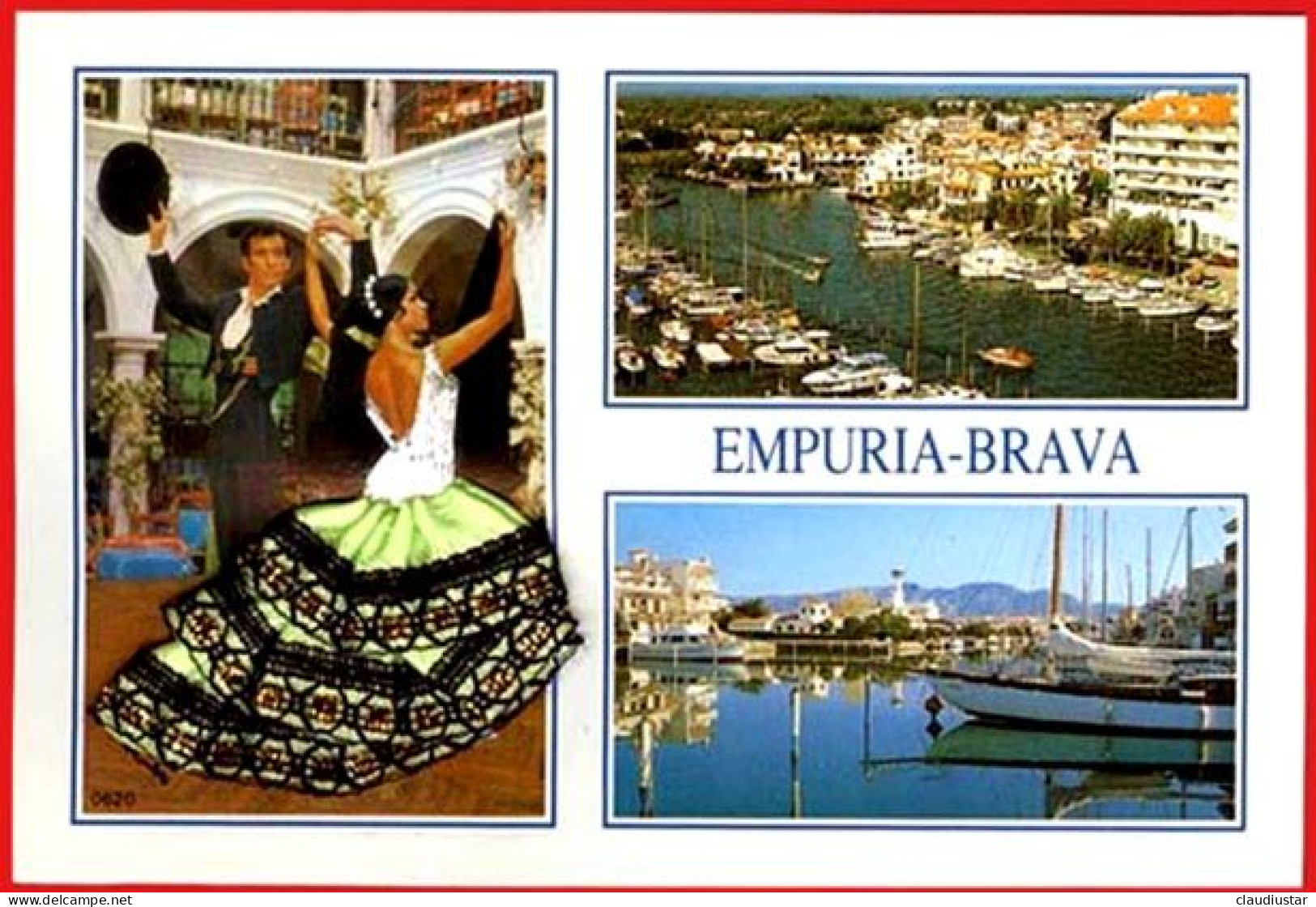 ** CARTE  EMPURIA - BRAVA ** - Embroidered