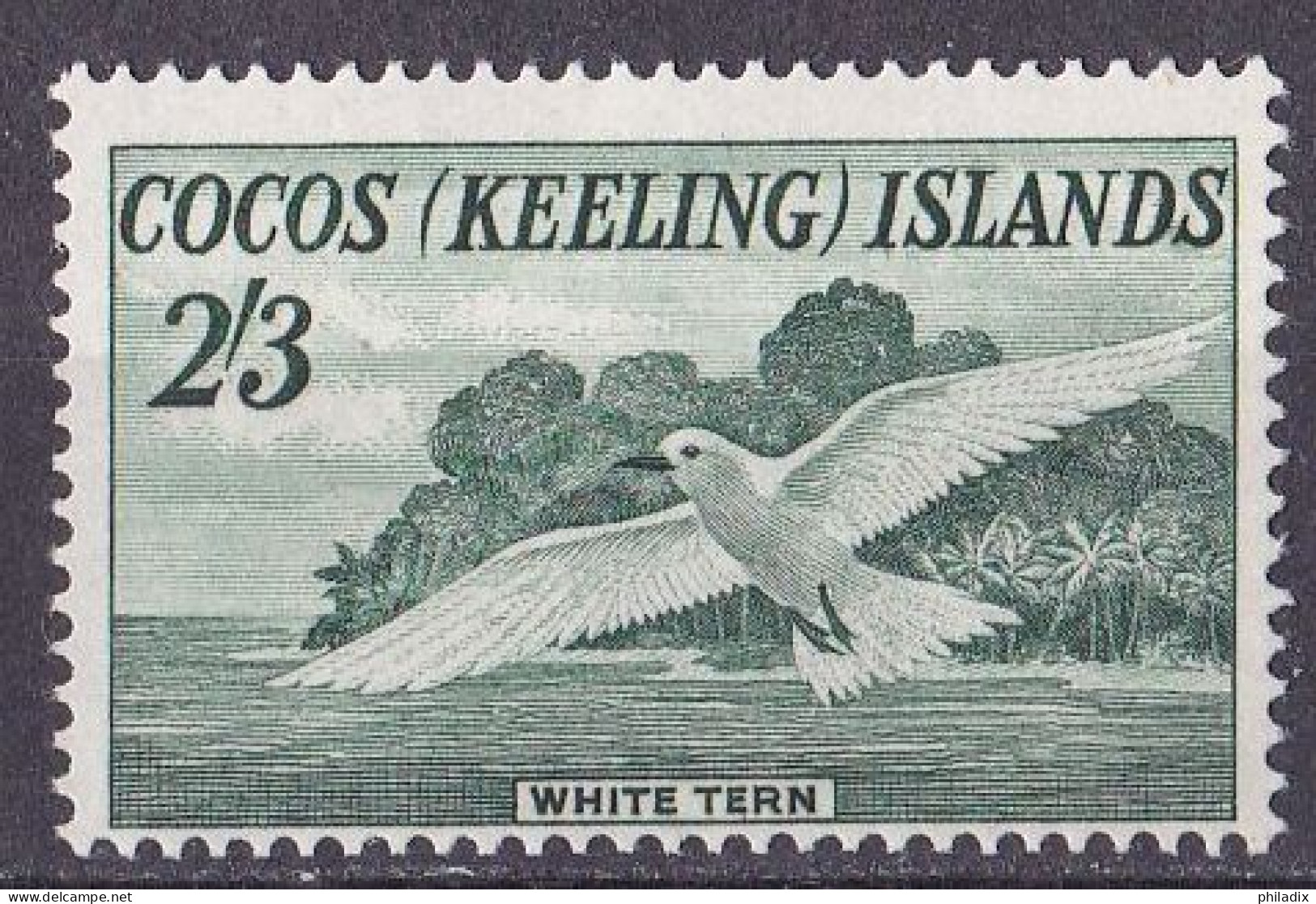 Kokosinseln (Keeling Island) Marke Von 1963 **/MNH (A5-9) - Isole Cocos (Keeling)