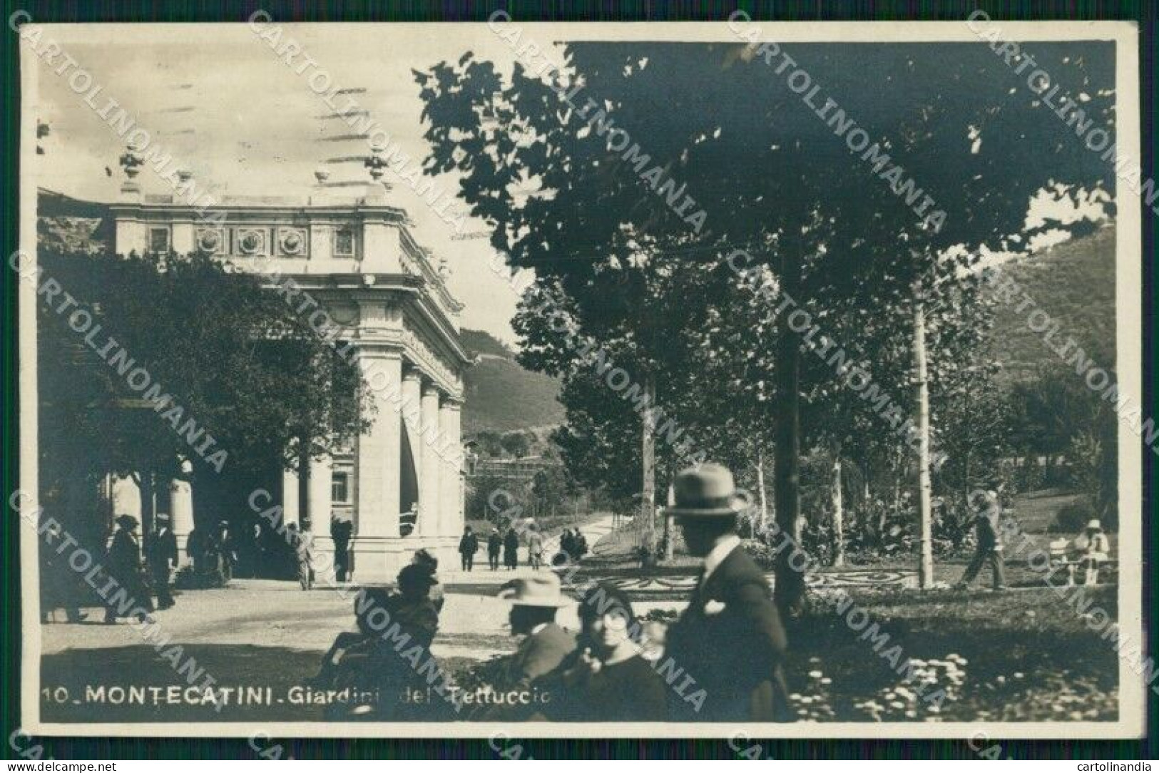 Pistoia Montecatini Giardino Del Tettuccio Foto Cartolina WX2320 - Pistoia