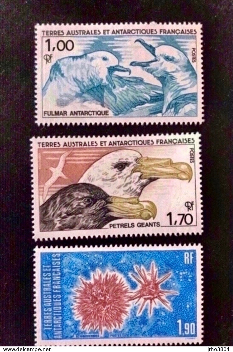 TAAF Faune Antarctique 115, 116, 117 - Unused Stamps