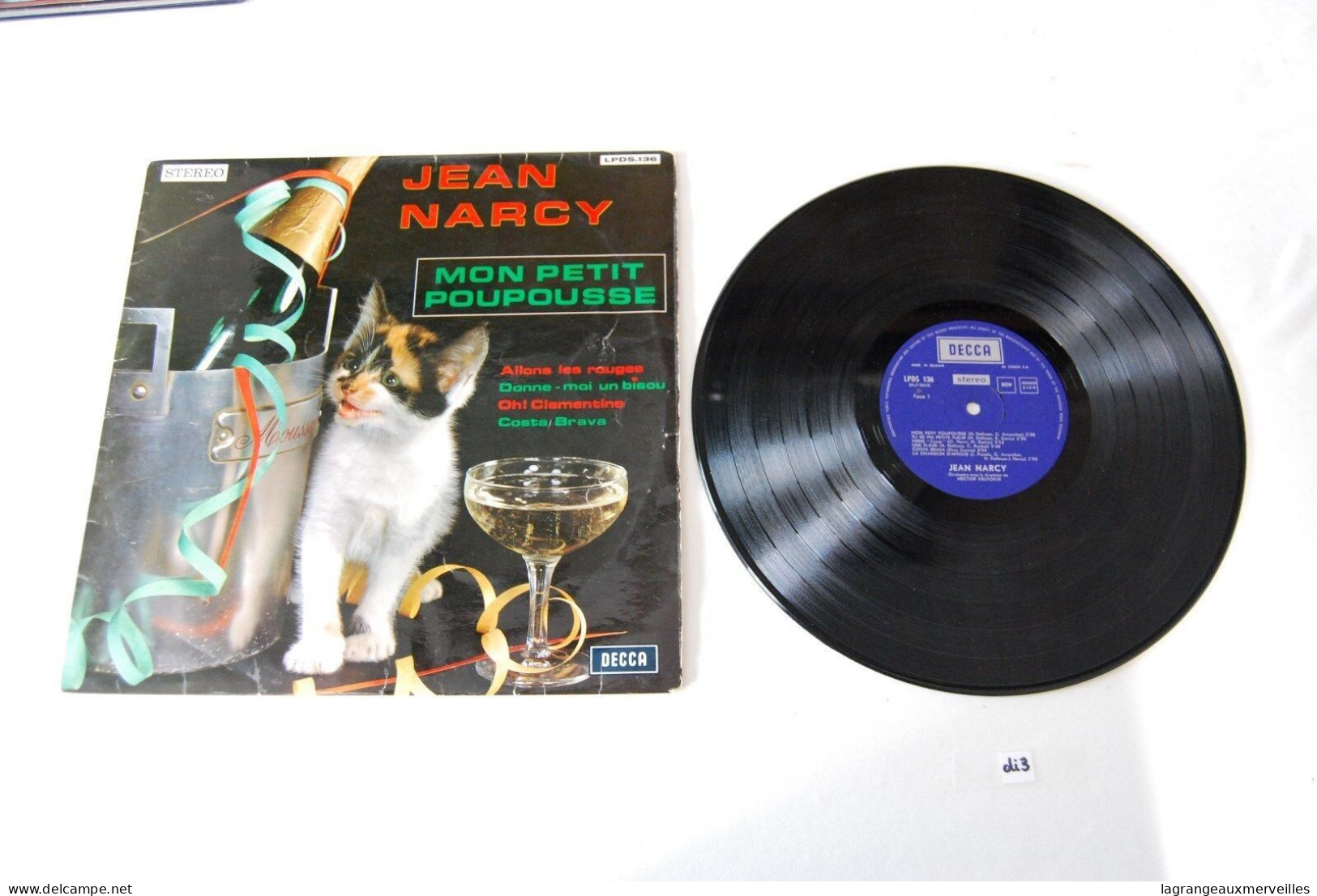 Di3- Vinyl 33 T - Jean Narcy - Mon Petit Poupousse - Altri - Francese